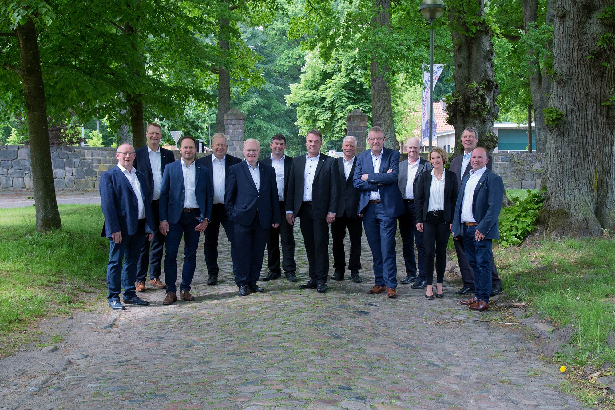 Fotoshooting mit allen Beteiligten