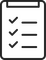 Piktogramm: Notizblock