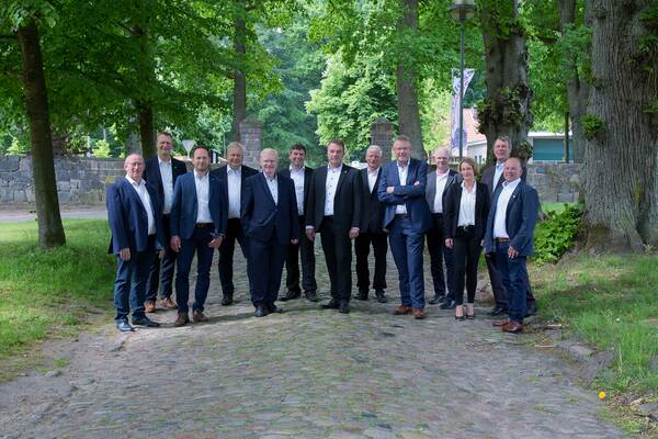 Fotoshooting mit allen Beteiligten